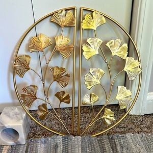 Brass Flower Wall Decor